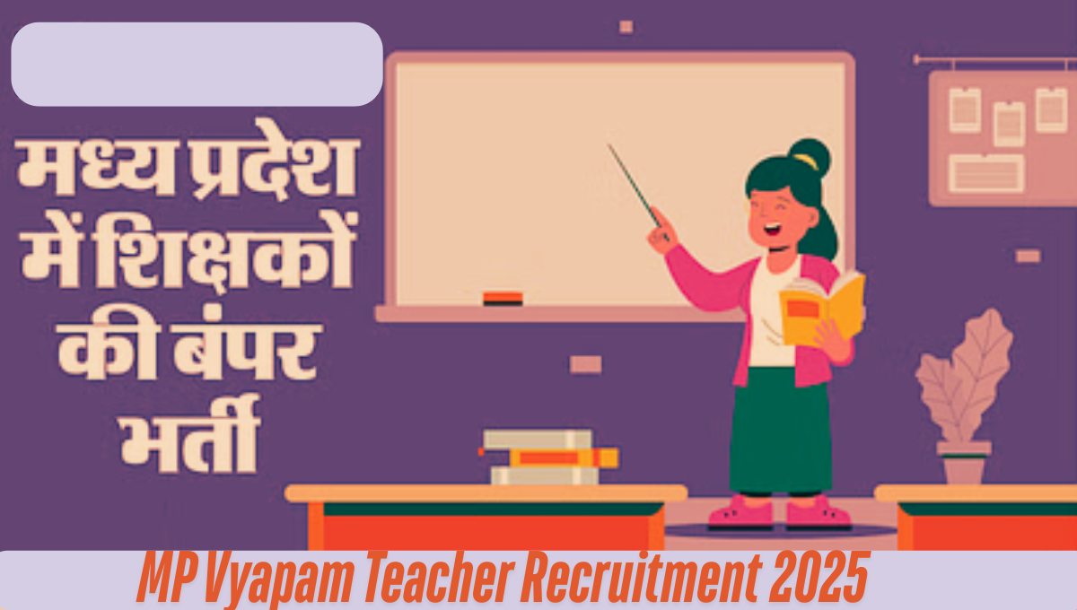 MP Vyapam Teacher Recruitment 2025